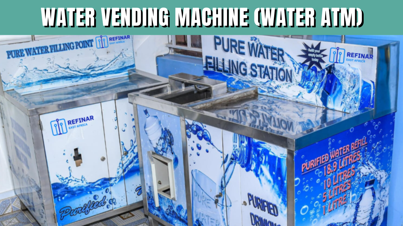 Water refill machine for water business